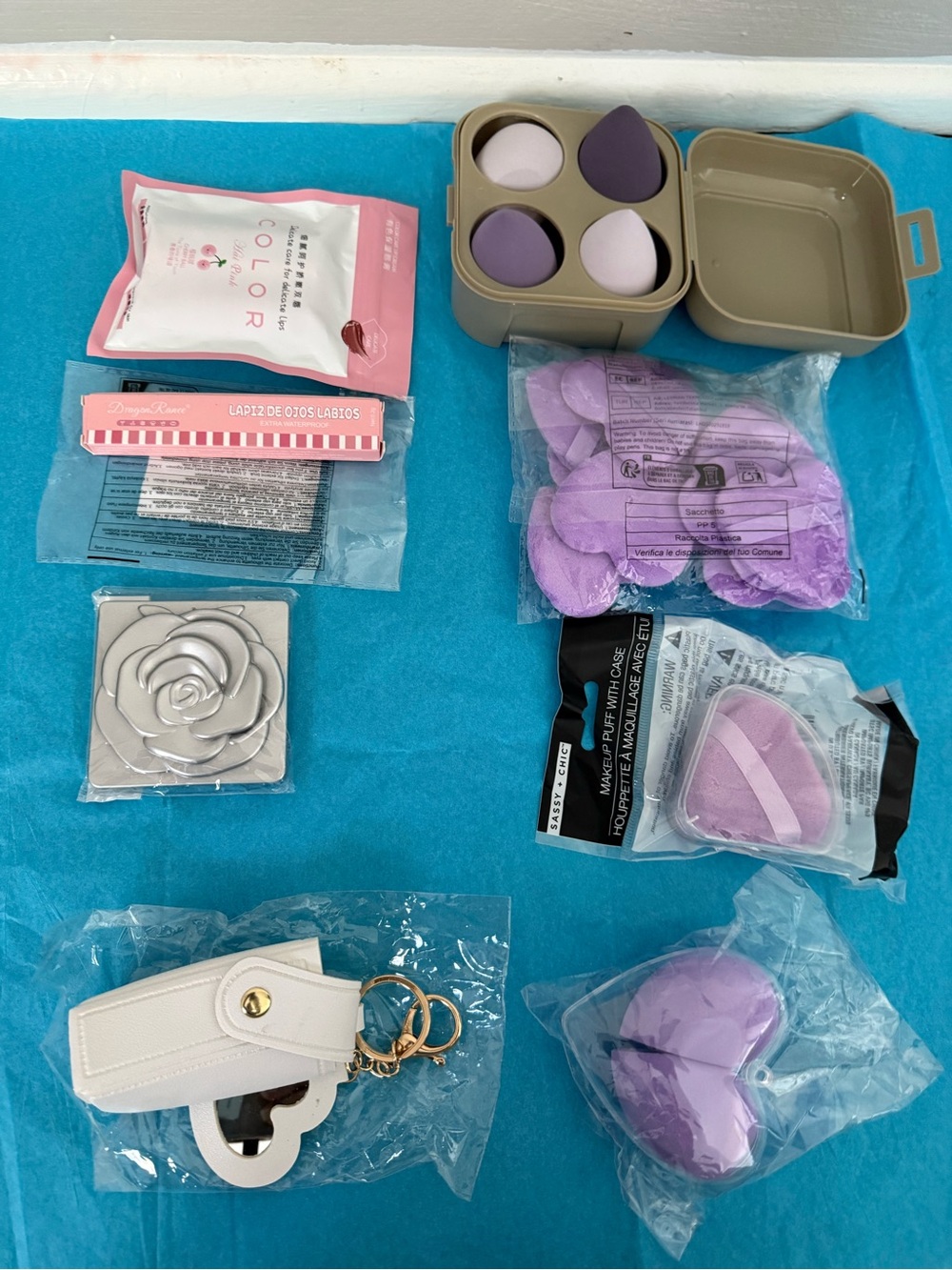 Large purple gift box for ladies